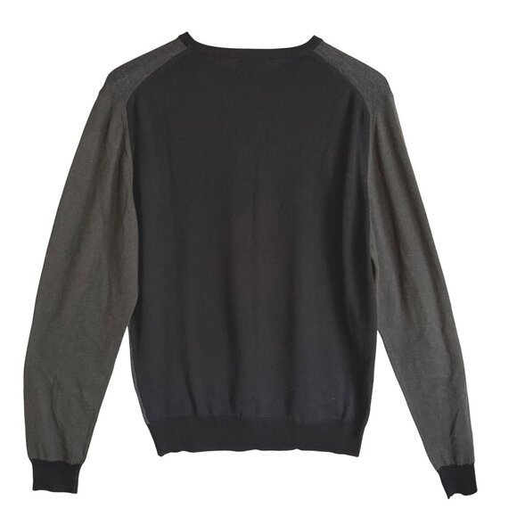 size XL mens Lanvin colorblock lightweight sweater merino wool Italy - Picture 6 of 9